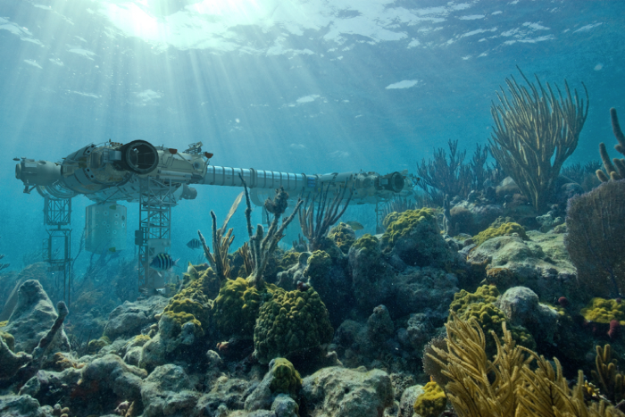 deep seabed installations on the sea floor